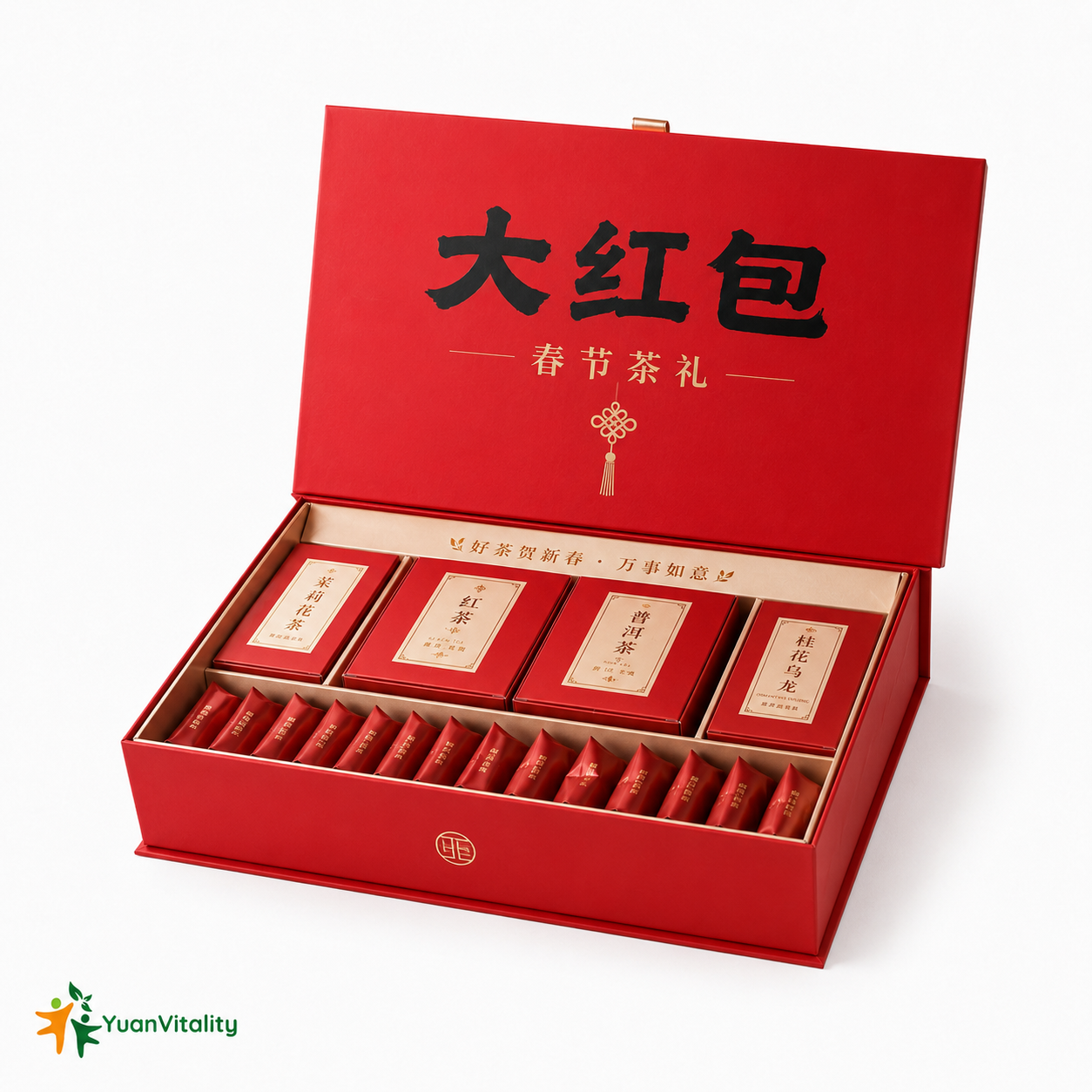 Red Packet Chinese New Year Tea Gift Set
