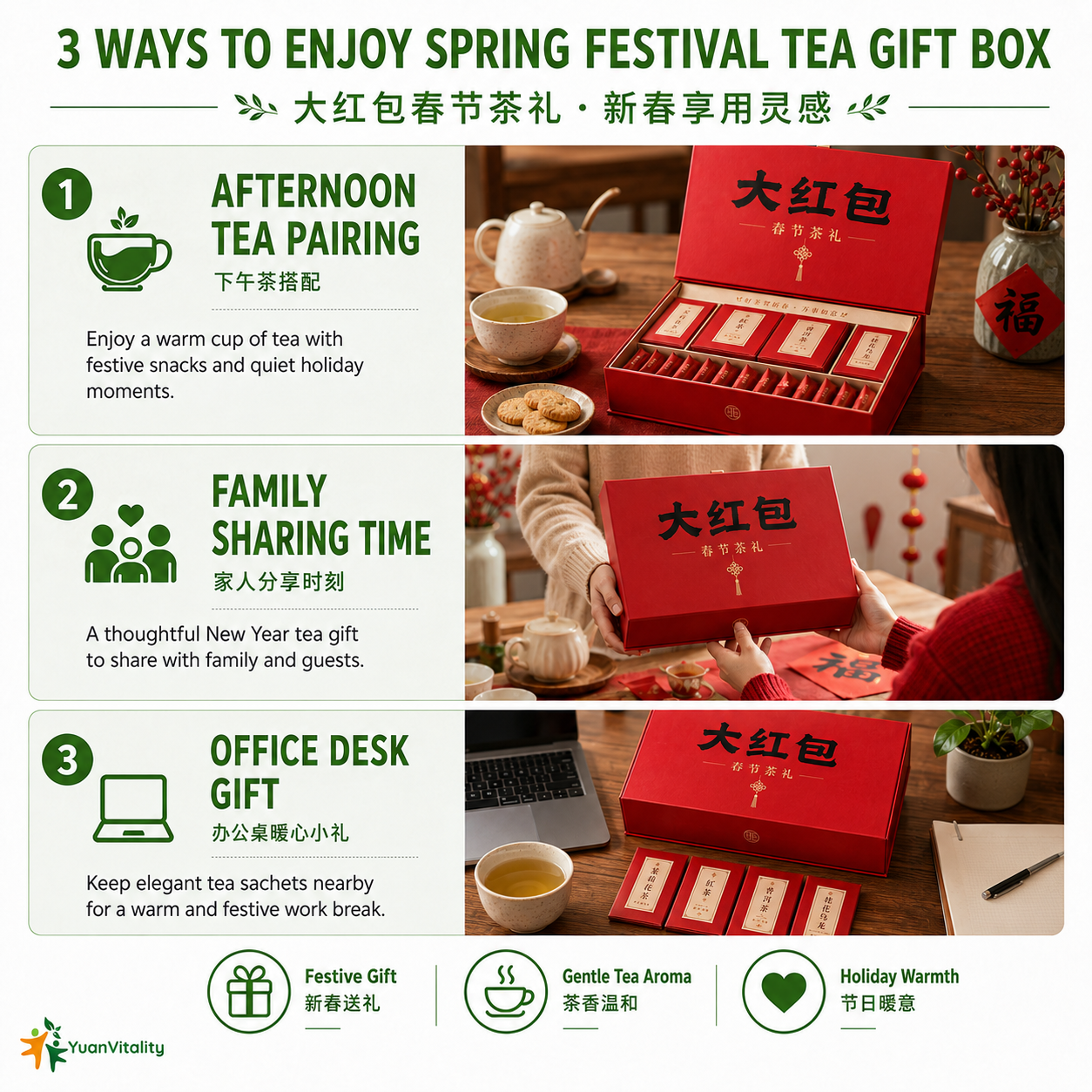 Red Packet Chinese New Year Tea Gift Set
