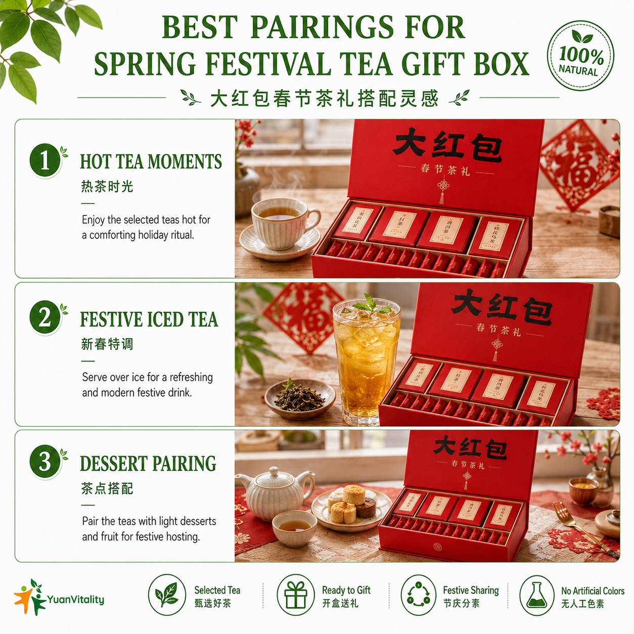 Red Packet Chinese New Year Tea Gift Set