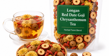 Premium Longan Red Date Goji Chrysanthemum Tea Blend
