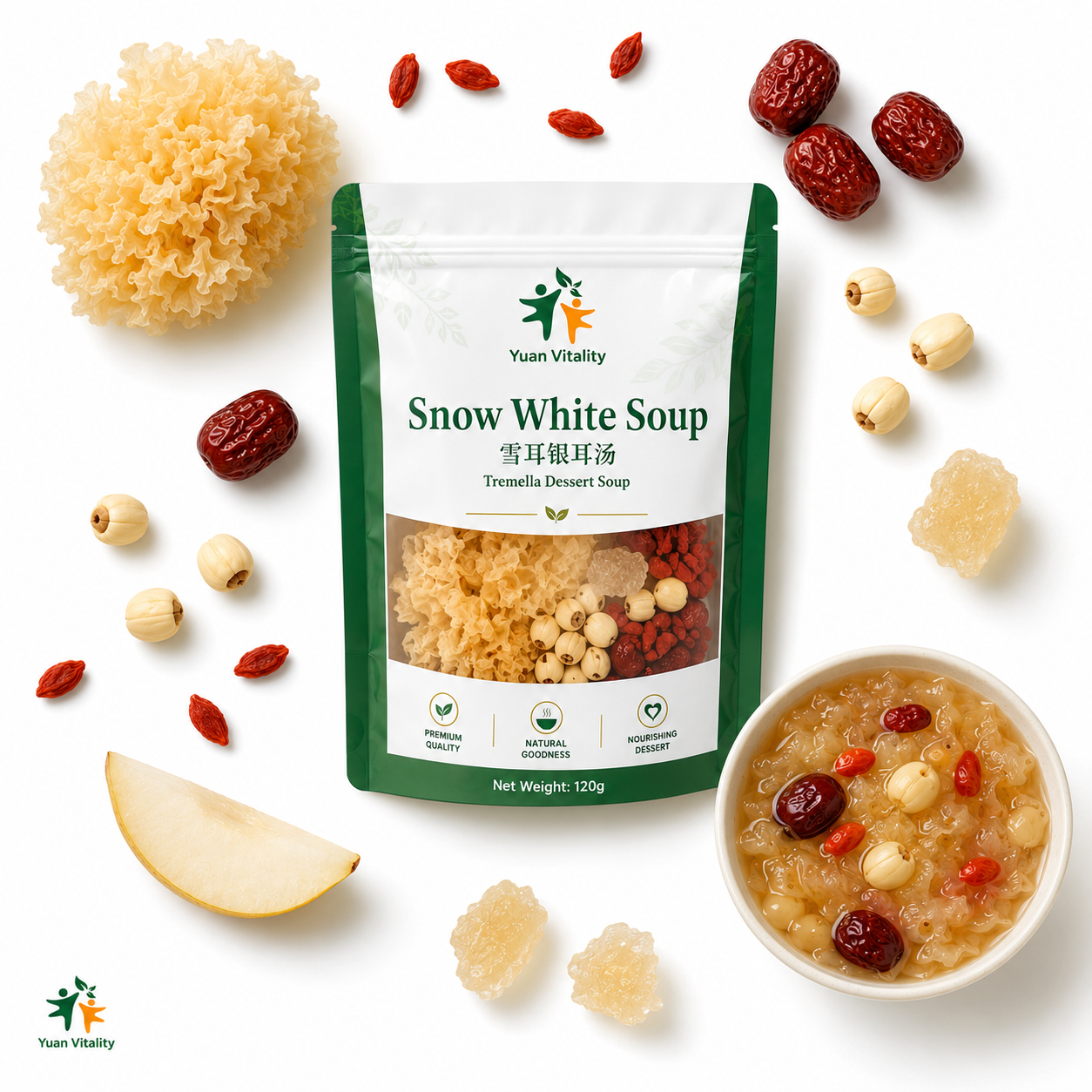 Snow White Tremella Dessert Soup