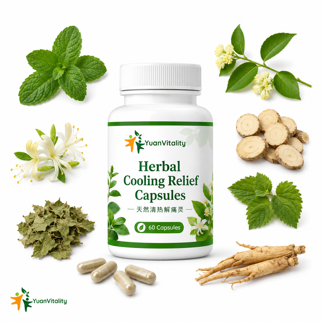Natural Cooling Relief Capsules