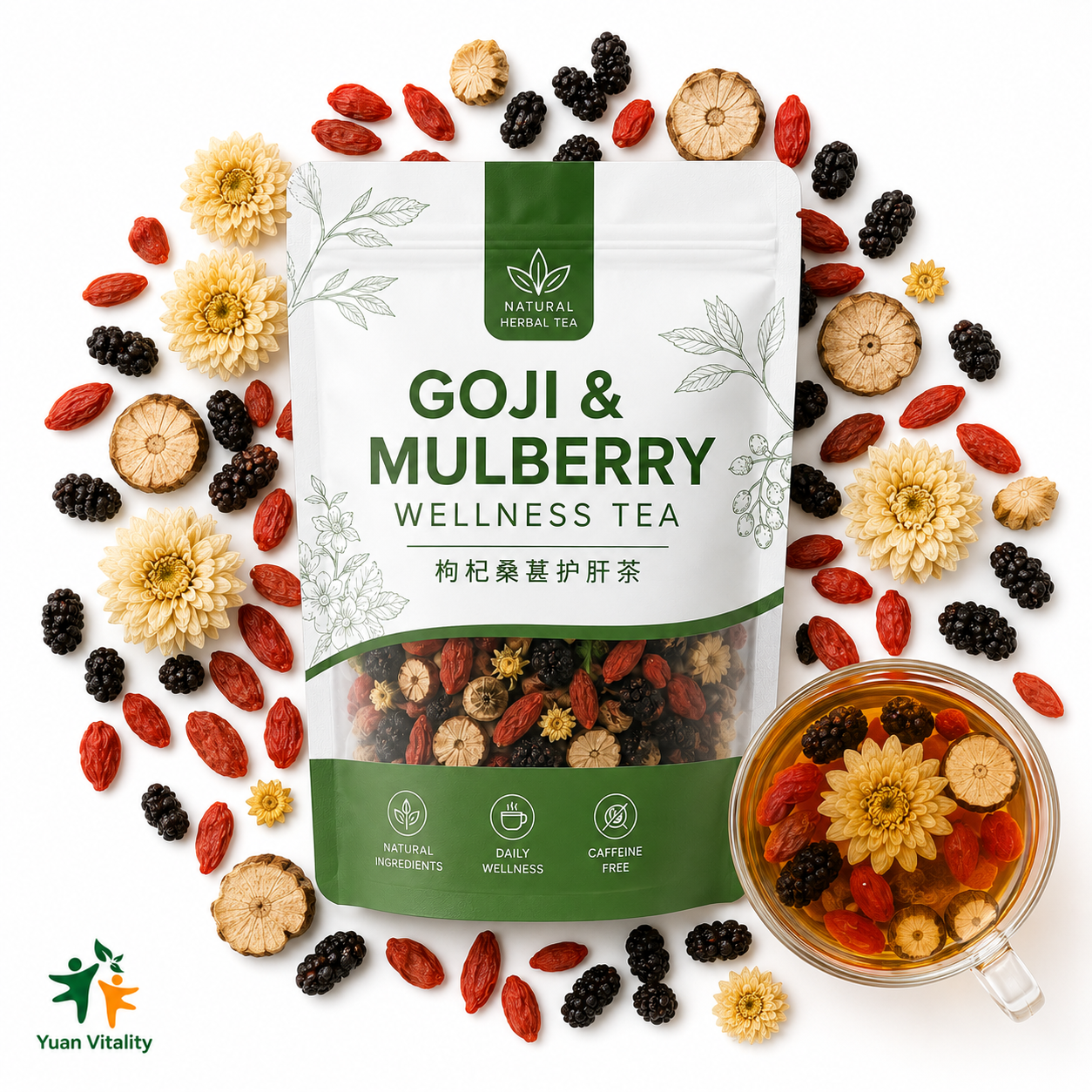 Goji Mulberry Liver Care Herbal Tea