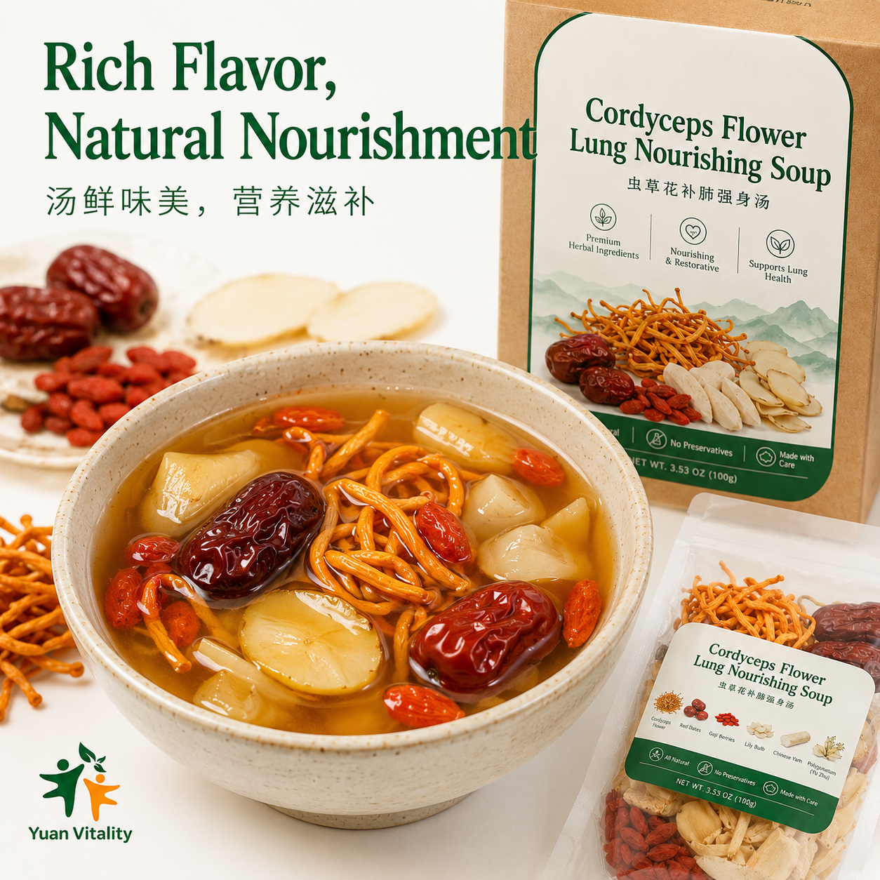Cordyceps Flower Lung Nourishing Soup