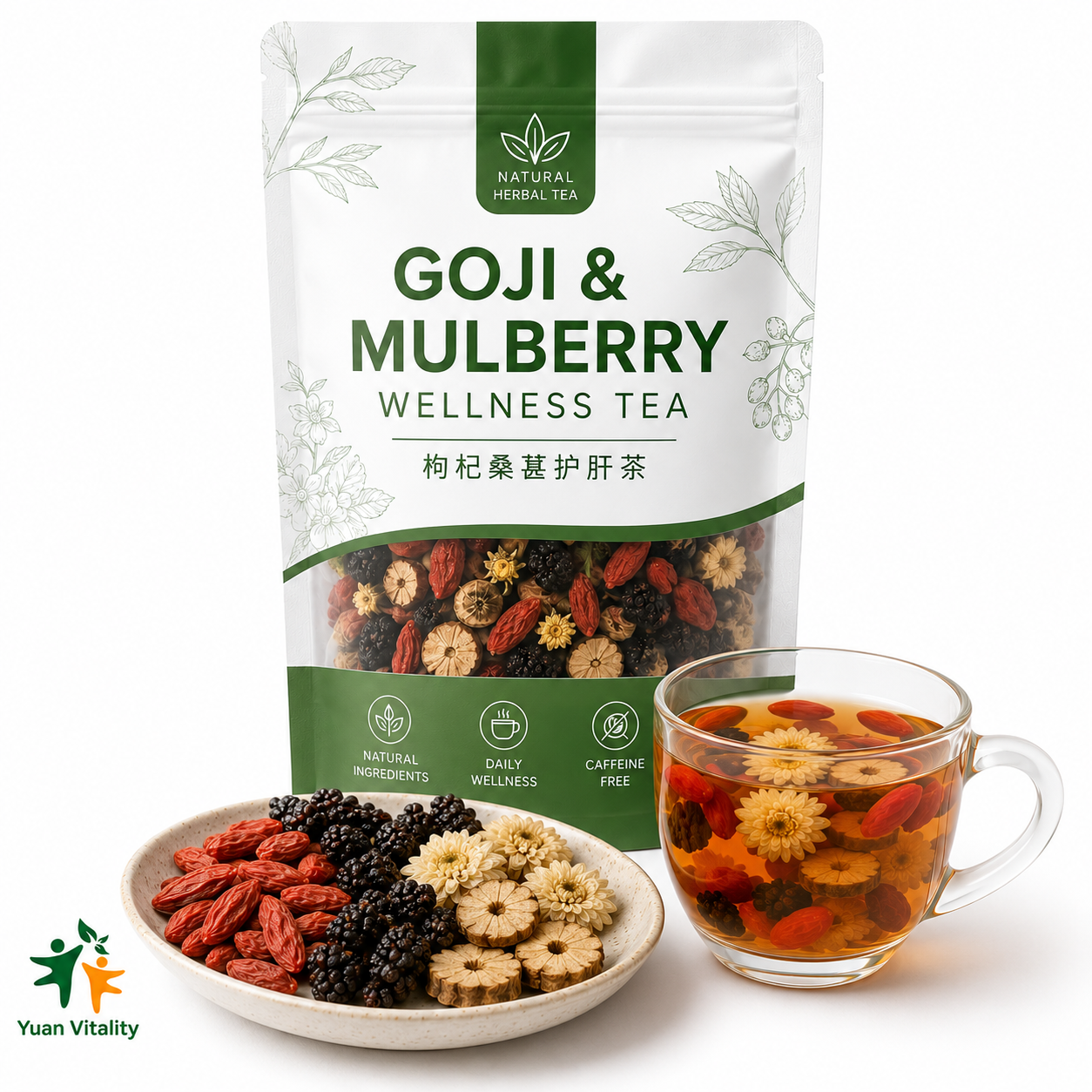 Goji Mulberry Liver Care Herbal Tea
