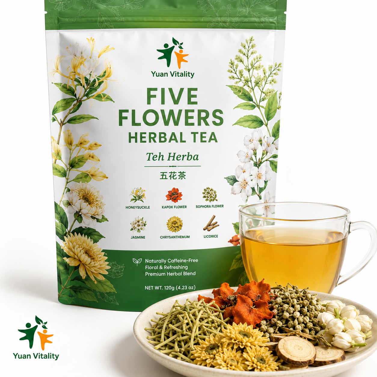 Five Flowers Herbal Tea
