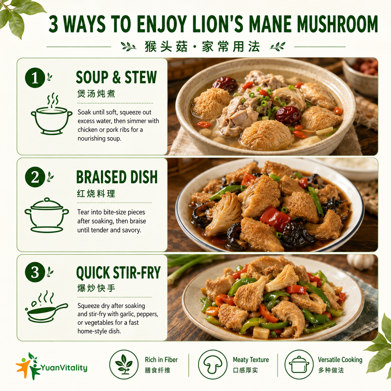 Premium Lion’s Mane Mushrooms