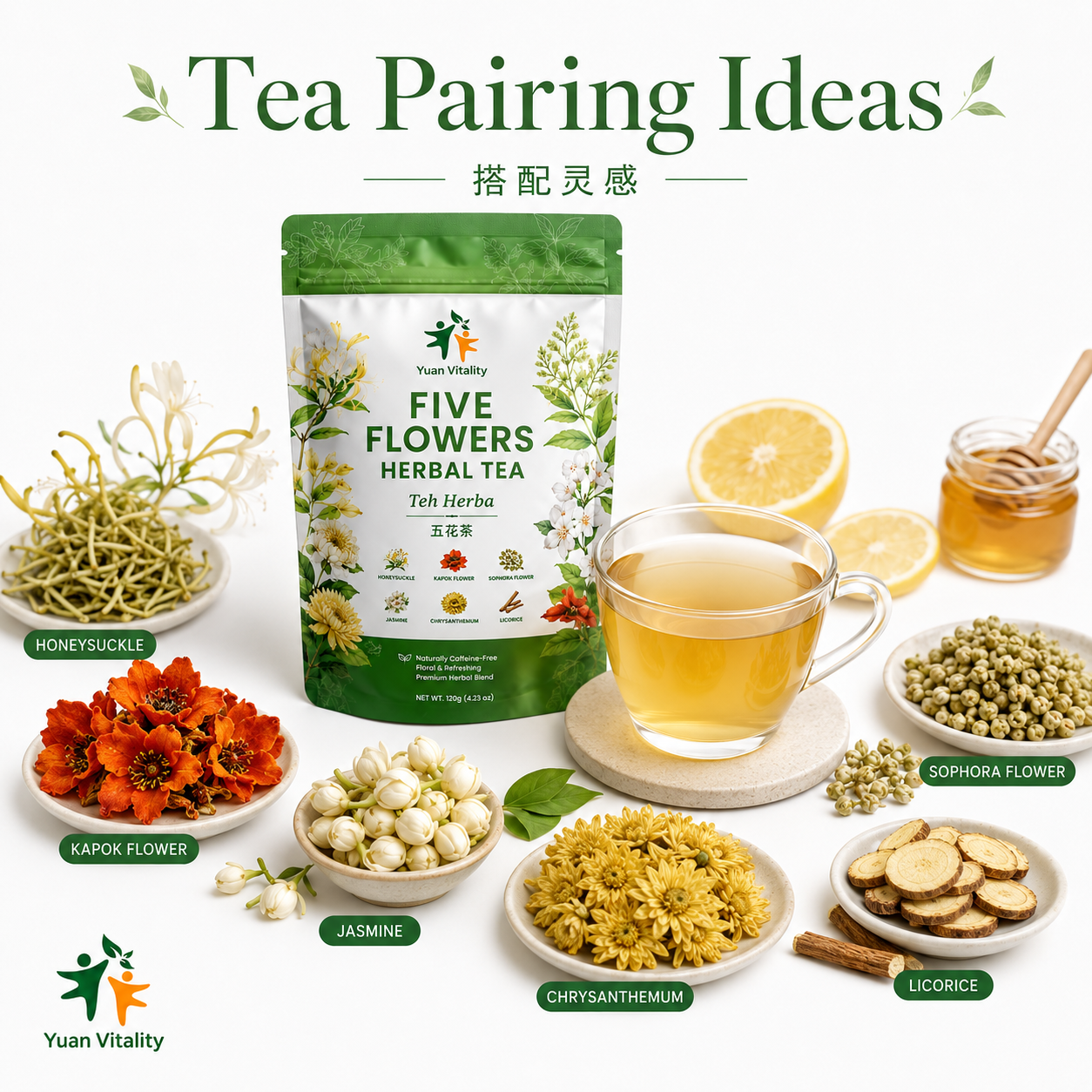 Five Flowers Herbal Tea