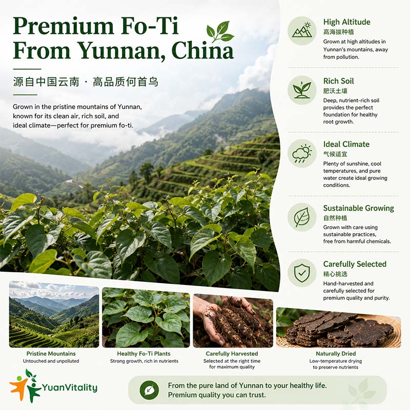 Yunnan China Fo-Ti Slices