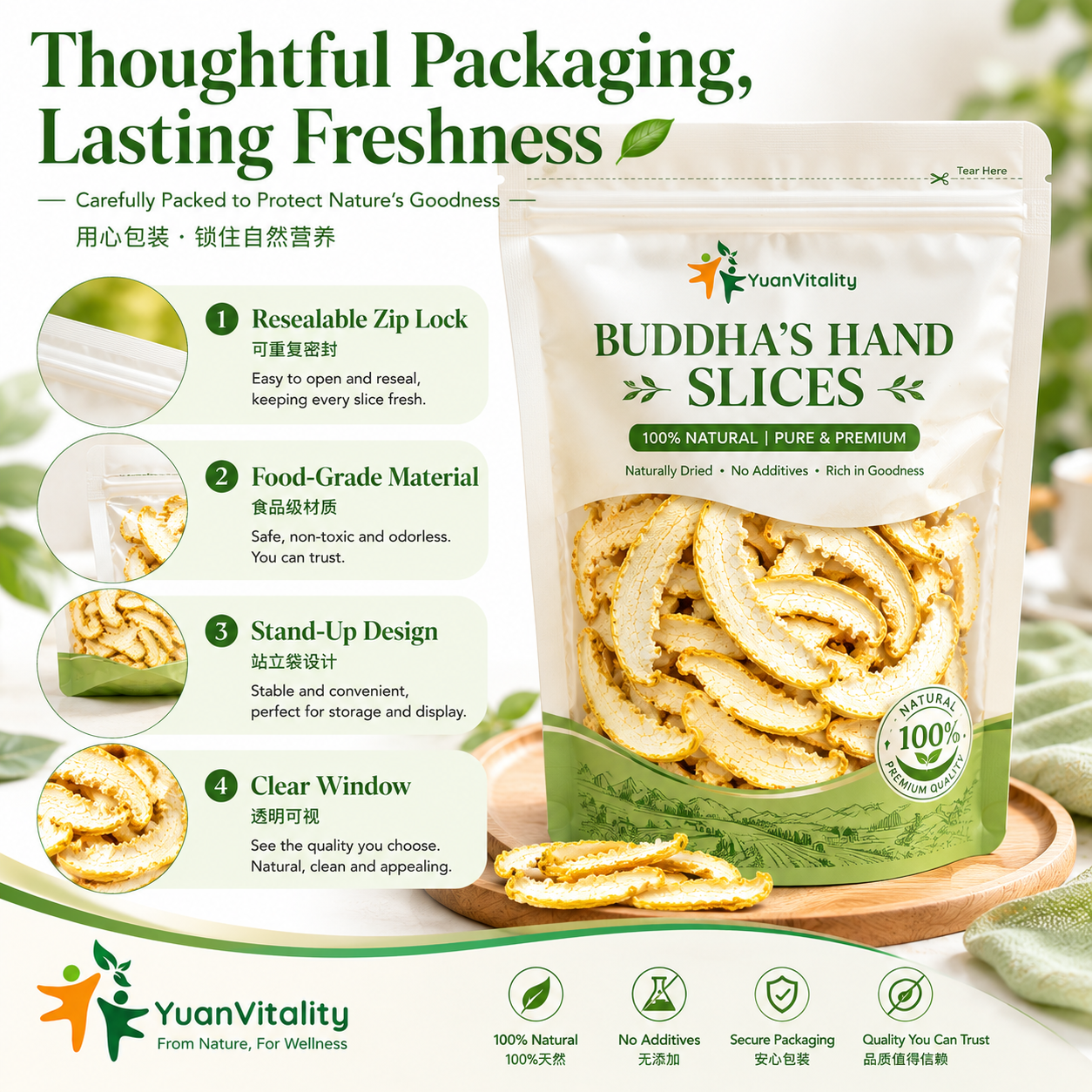 Buddha’s Hand Slices
