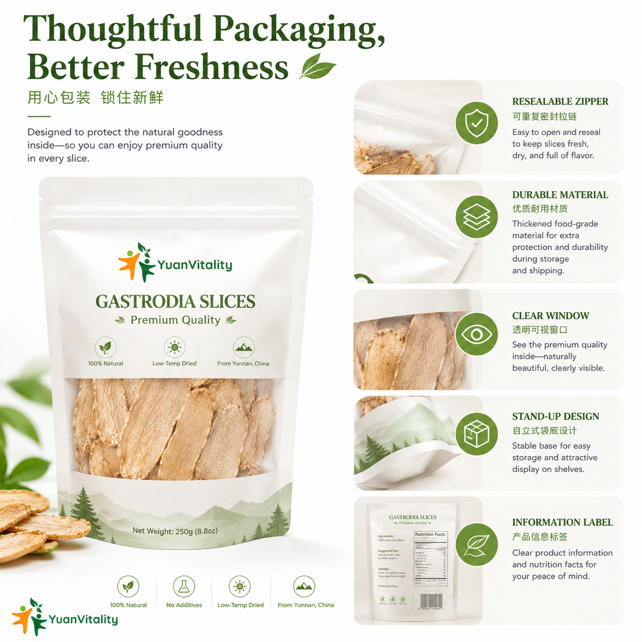 Gastrodia slices